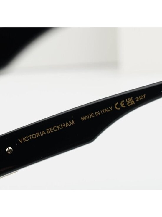 Victoria Beckham VB669S 001 Rectangle Sunglasses – Black/Dark Grey main image 5